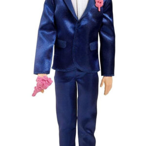 Boneca Barbie Fairytale Ken Groom Loira 30cm.