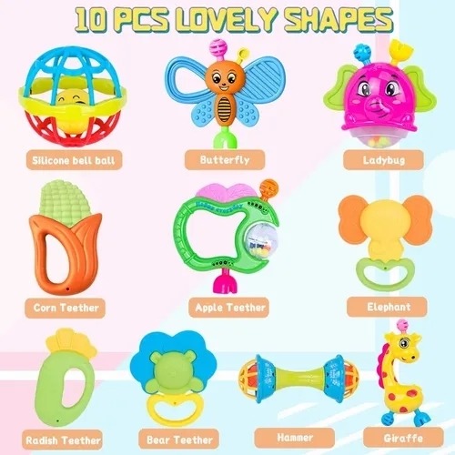 14 Peças De Brinquedos Sensoriais Para Educação Infantil Com - Imagem 4