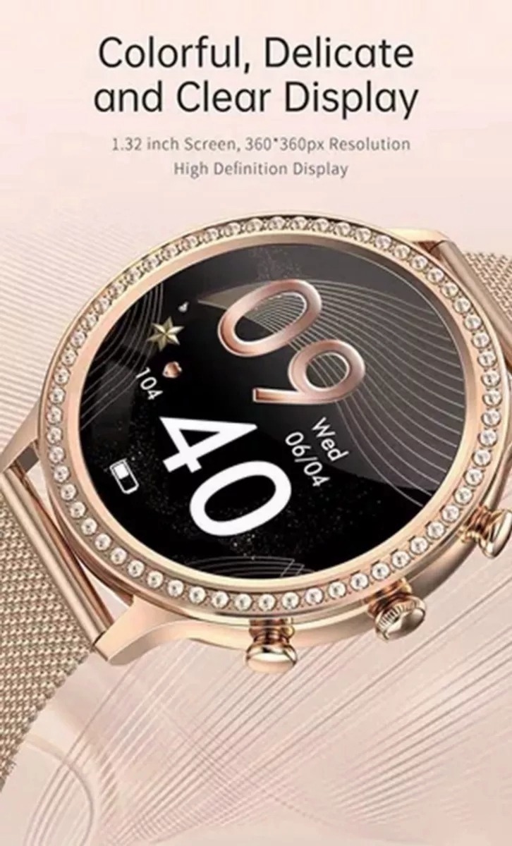 Para Xiaomi Huawei Smartwatch Ladies Sports Blu - Imagem 17
