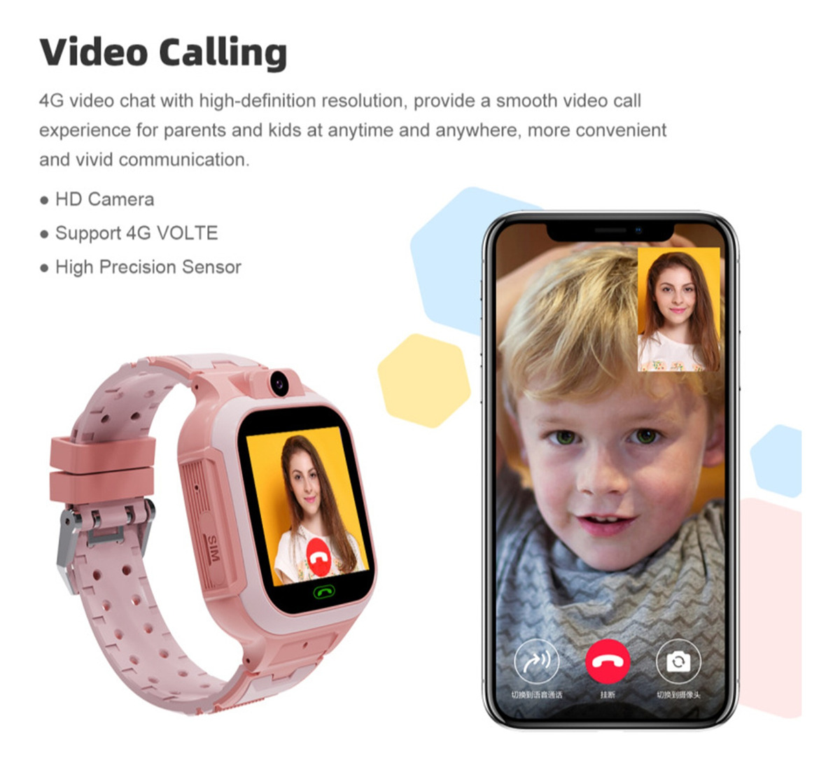 Lt37 4g Kids Smartphone Call Watch Video Chat Waterproof - Imagem 3