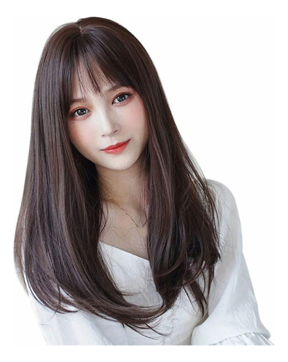 Peruca Cabelo Curto Natural Feminino, Rosto Redondo, Liso Lo