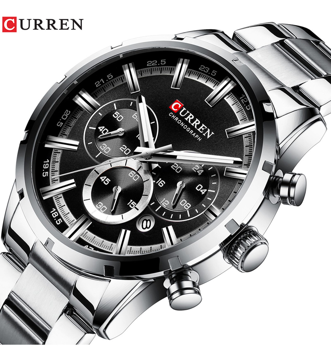 Curren 8355 Luxo Clássico Negócios Quartzo Homens Relógio 3a - Imagem 11