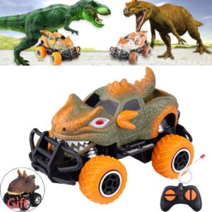 Kit Com Carrinho De Controle Remoto De Dinossauro Novelty+gi