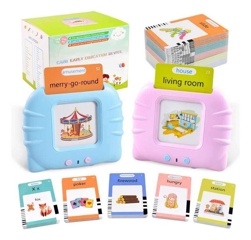 Kit De Flash Cards Educação Máquina Visão Palavras Falando 1 - Imagem 3