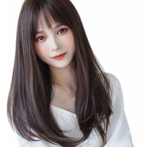 Peruca Cabelo Curto Natural Feminino, Rosto Redondo, Liso Lo