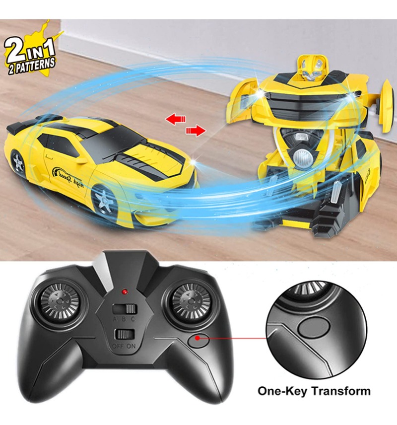 Controle Remoto De Escalada De Parede Car Transform Robot - Imagem 4