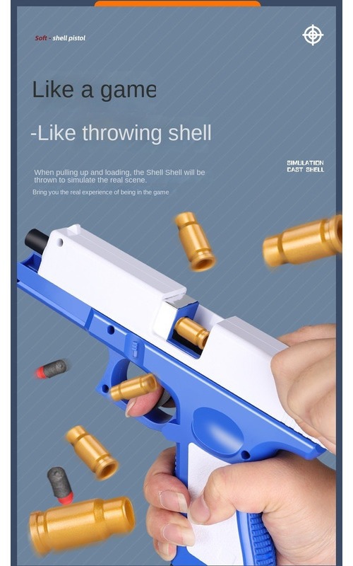 Brinquedo Infantil Shell Ejection 1911 Pistol Boy Toy Explos - Imagem 5