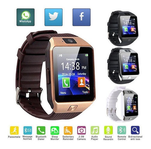 Novo Relógio De Telefone Celular Dz09 Inteligente Smartwatch - Imagem 6