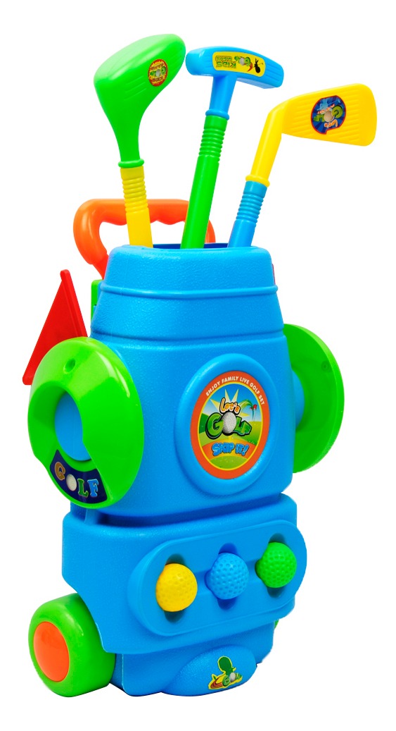 9pcs Plástico Mini-jogo De Golfe Conjunto Crianças Clube - Imagem 4