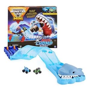 Conjunto De Brinquedos Monster Jam Mini Megalodon Race Chomp