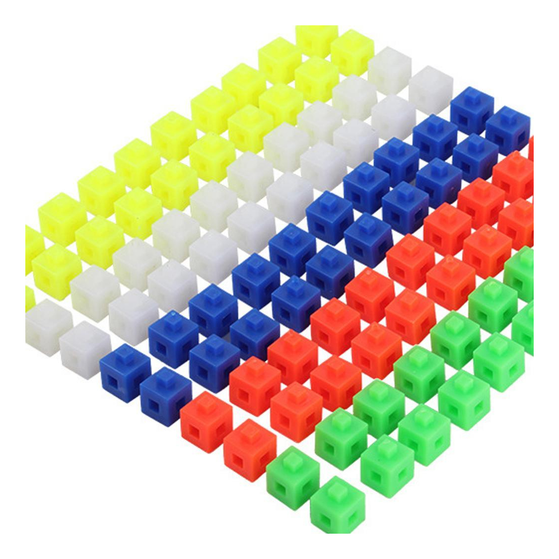 Cubos De 200 Peças De Blocos De Encaixe Interligados Para E - Imagem 6