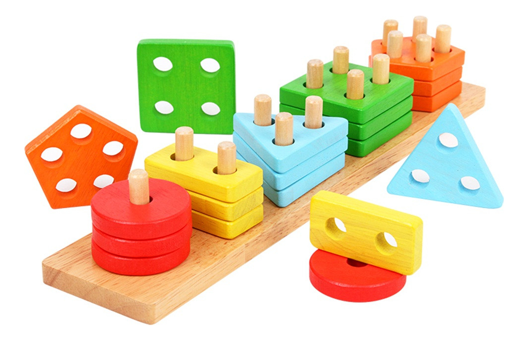 Brinquedos Infantis Pré-escolares Educacionais De Madeira R