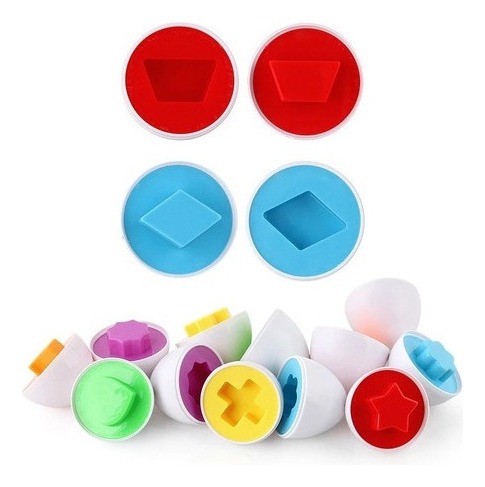 Presente: 12 Unidades De Brinquedo Educativo Baby Egg Toy - Imagem 2