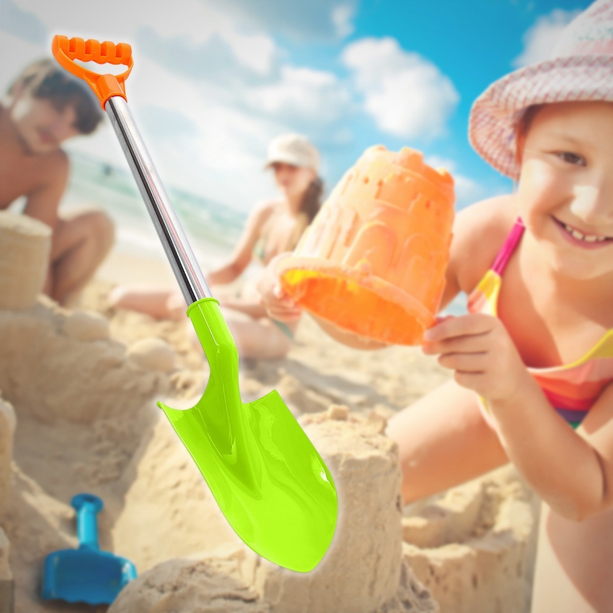 P 4pcs Pá De Neve Infantil Pá De Praia Infantil W 4582 - Imagem 9