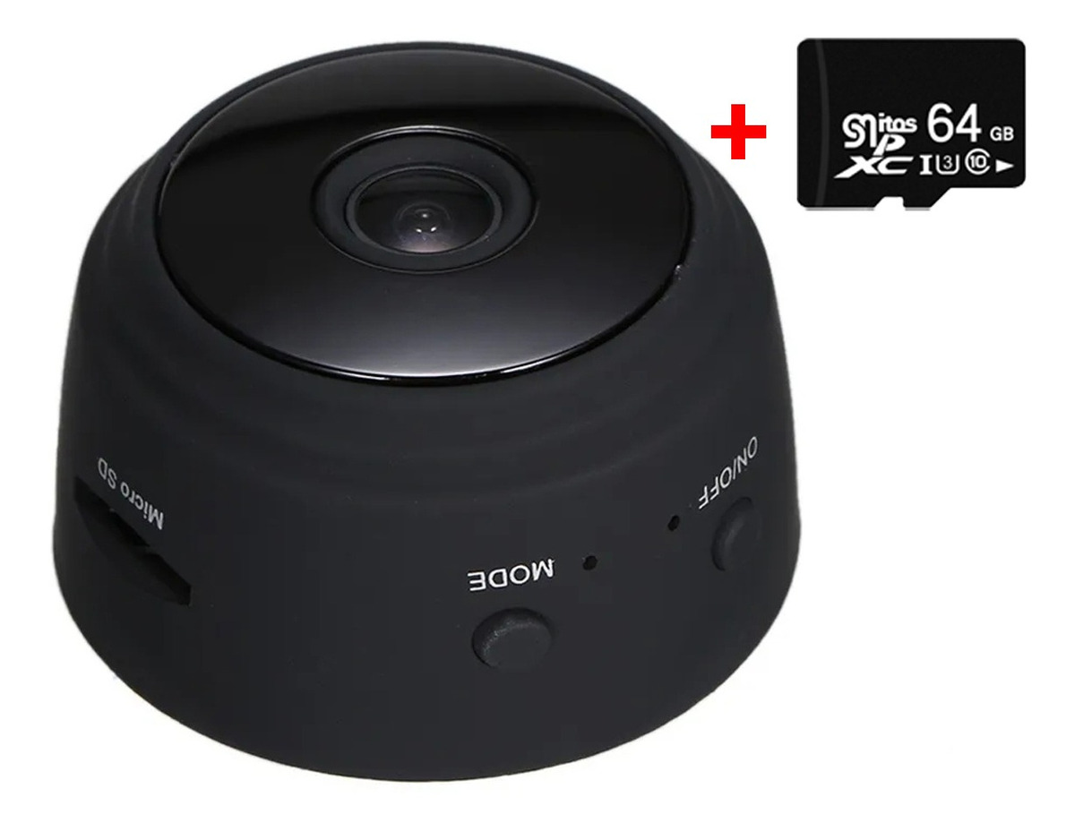 Wifi Magnet Câmera Uso Da Bateria Spy+cartão De Memória
