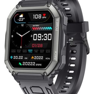 Smartwatch Militar Para Homens À Prova D'água
