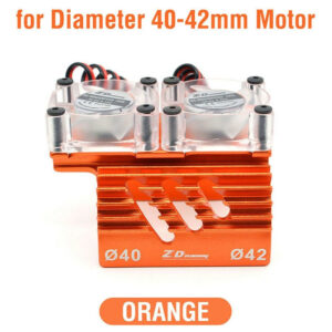 Dissipador De Calor Com Motor De Carro Rc Com Ventilador De