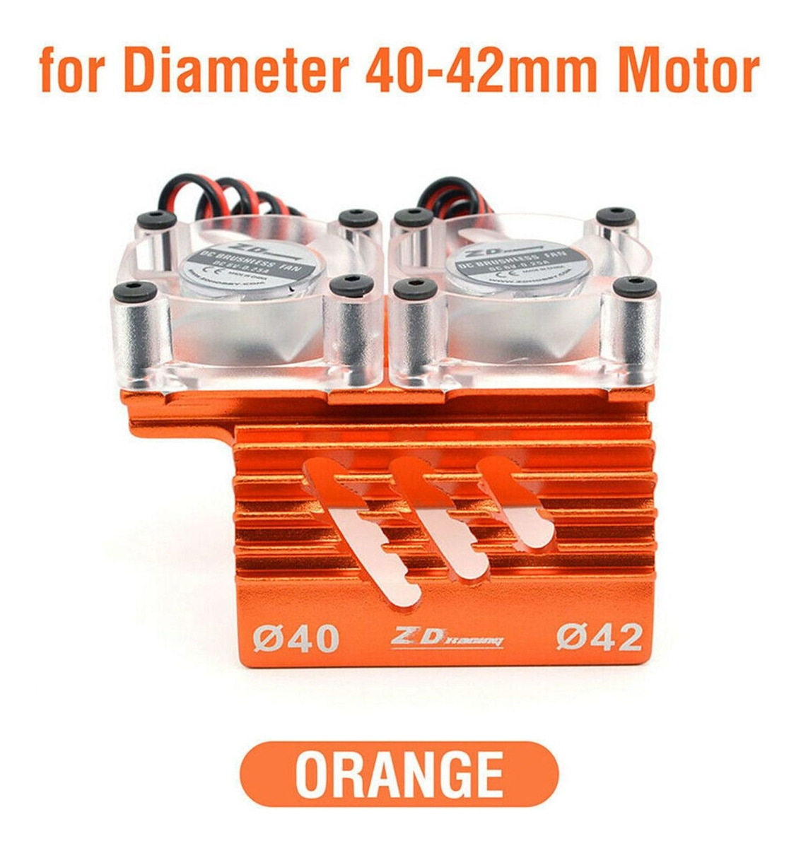 Dissipador De Calor Com Motor De Carro Rc Com Ventilador De