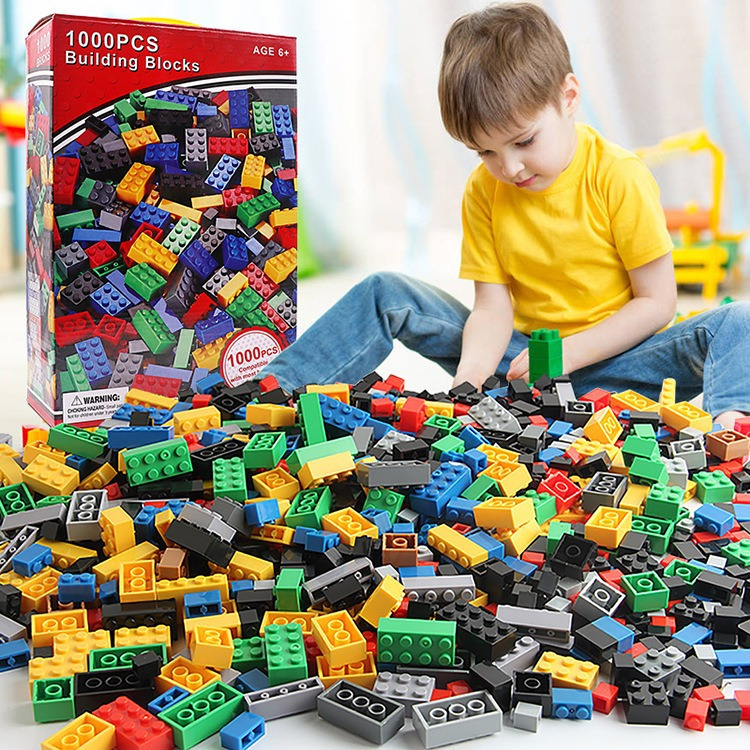 Brinquedo Blocos De Montar Infantil Educativo 1000 Peças - Imagem 5