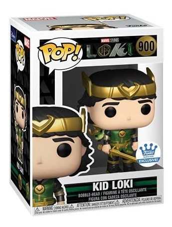 Funko Pop Marvel Kid Loki Metálico 900 Funko Shop Exclusivo - Imagem 4