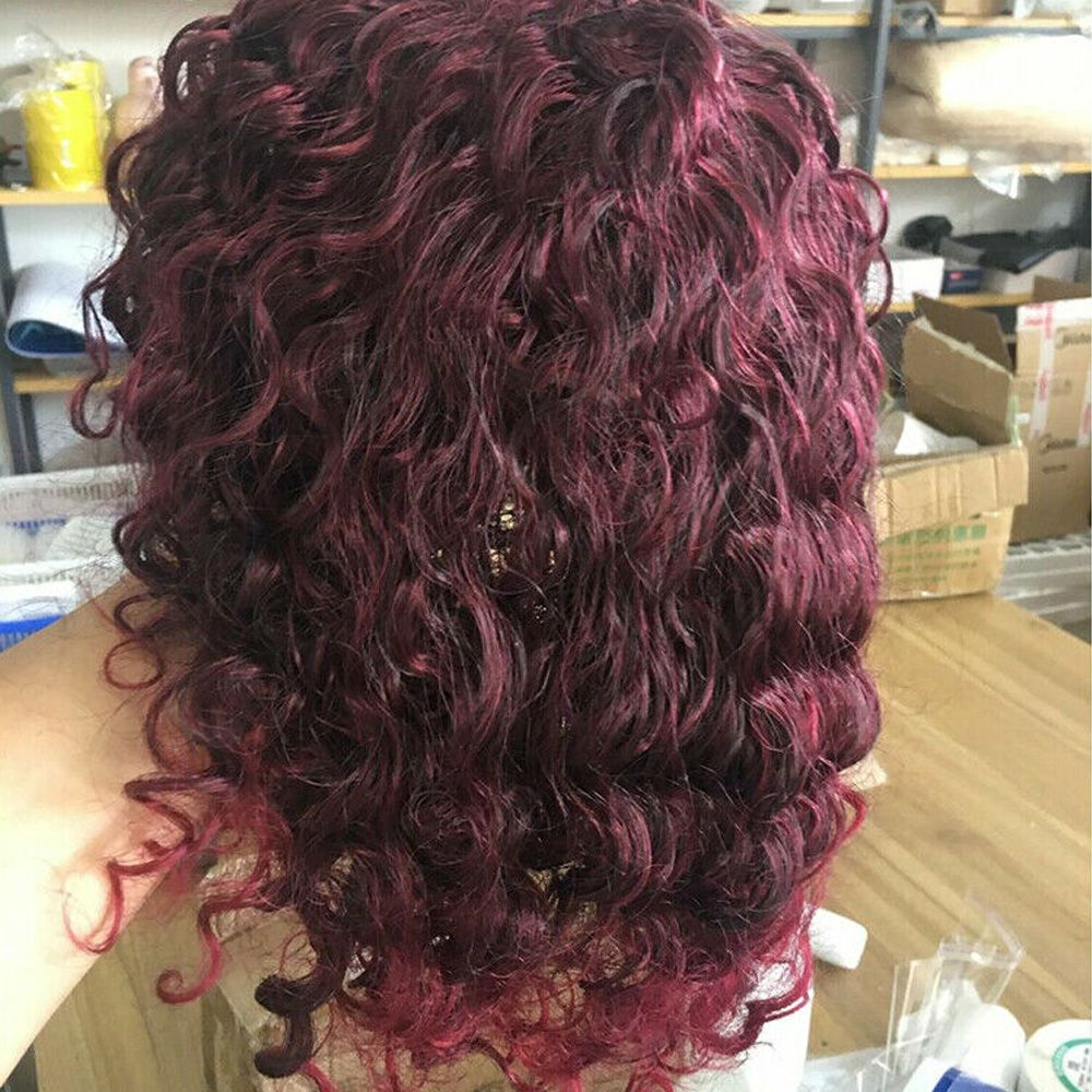 Perucas Sintéticas Afro Kinky Curly Short Wigdiy De Alta Qua - Imagem 2