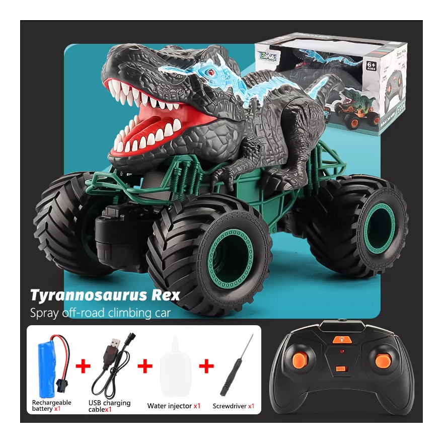 Brinquedo De Controle Remoto Para Veículos De Dinossauro Off - Imagem 2