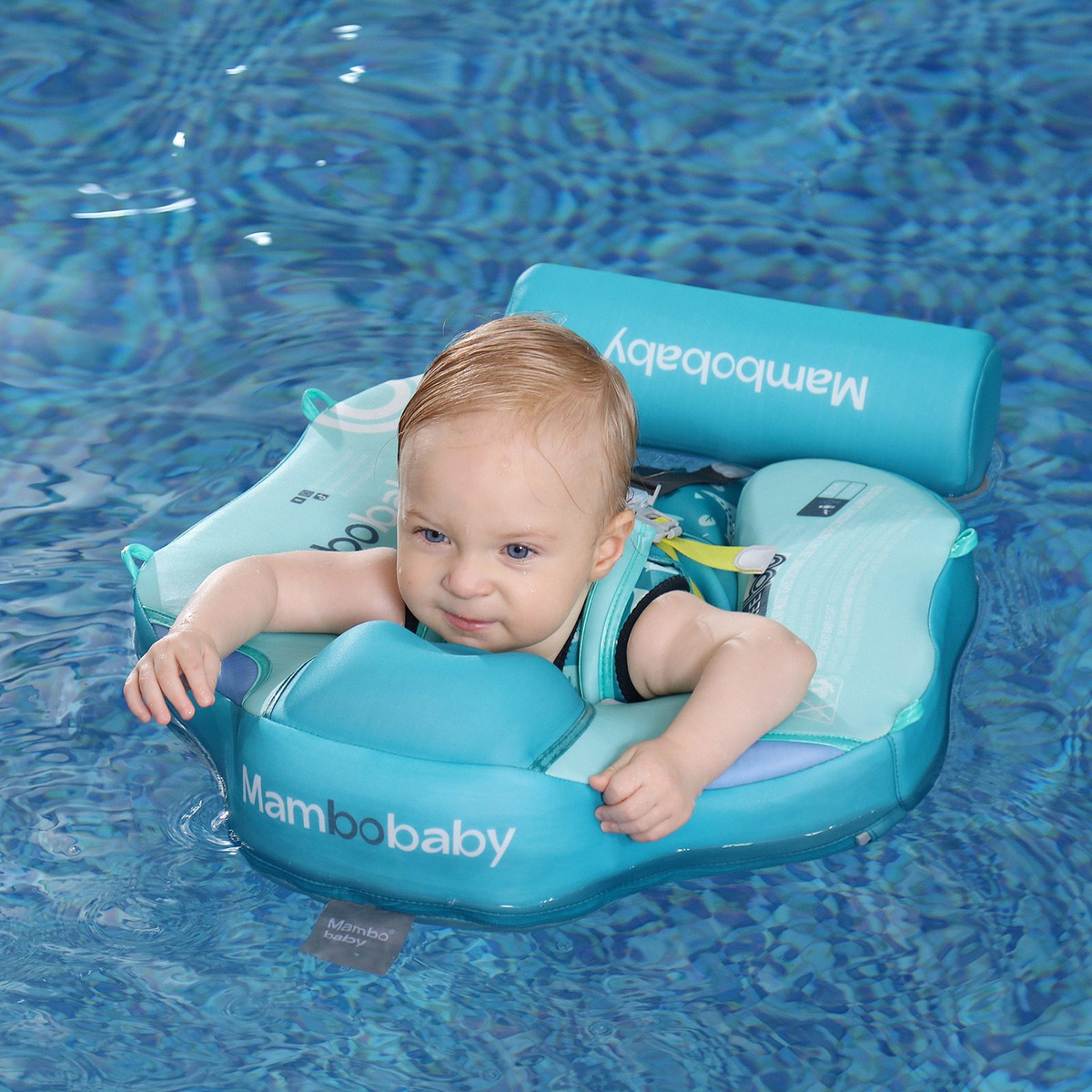 Baby Swim Float Não Inflável Soft With Sun Canopy Blue - Imagem 2