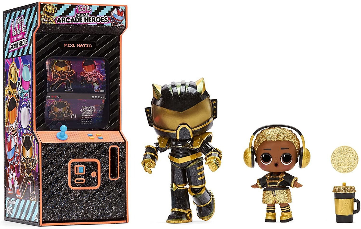 Boneca Figura De Ação Lol Surprise Boys Arcade Heroes Série