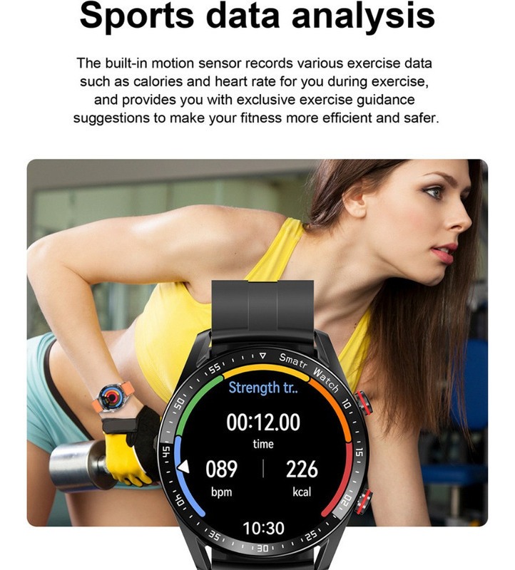 Smartwatch À Prova D'água Chamada Bluetooth - Imagem 20