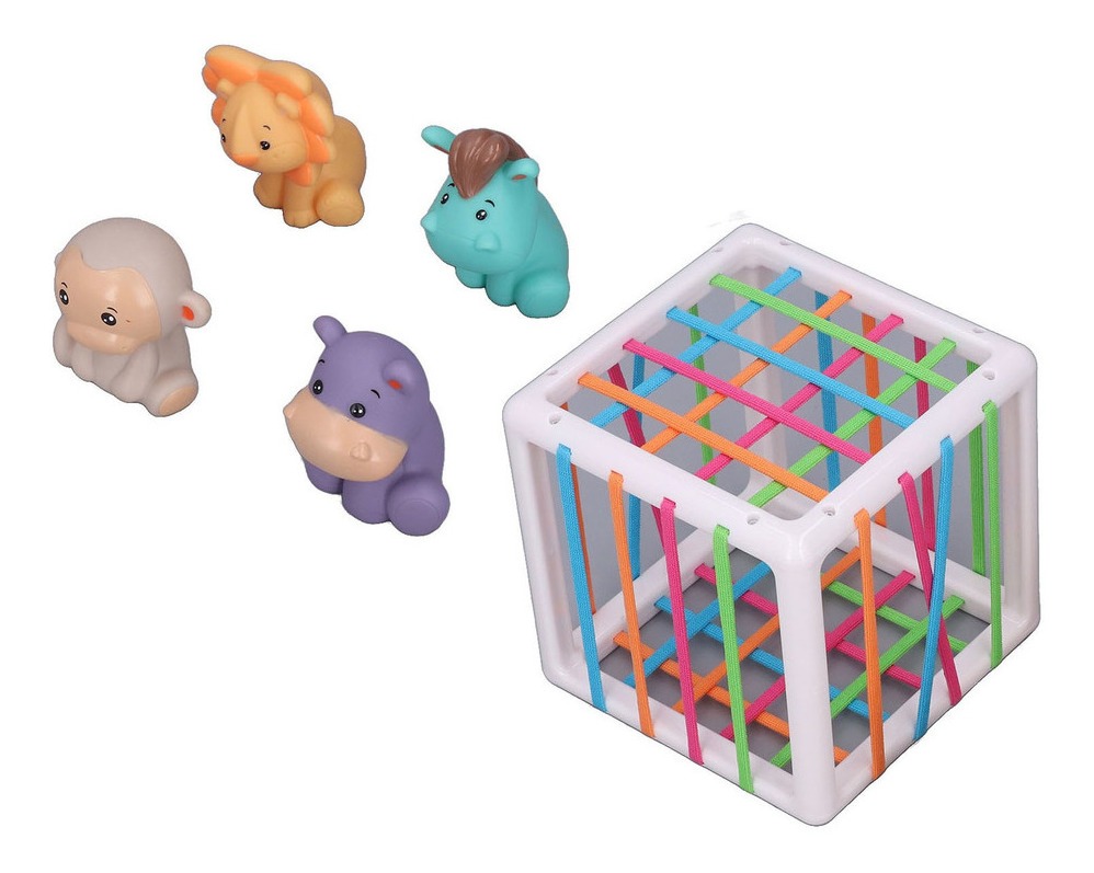 Caixa Sensorial Infantil Brinquedo De Seleção De Forma De Be