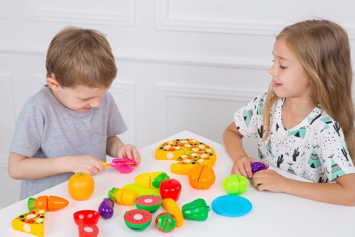 24 Brinquedos De Cozinha Infantis Para Cortar Frutas E Veget - Imagem 7