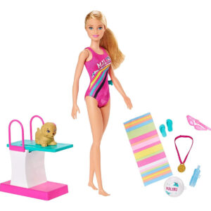 Boneca Barbie Dreamhouse Adventures Swim N Dive 115 Polegada