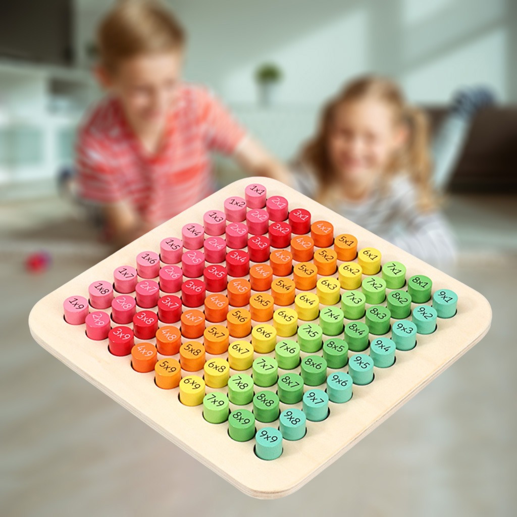 Multiplicação De Madeira E Jogo De Tabuleiro De - Imagem 6