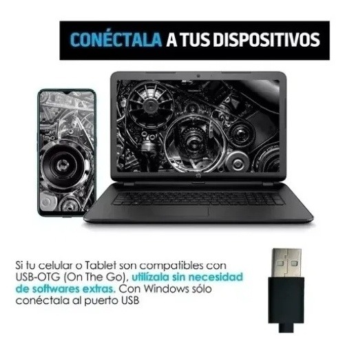 Cabo Led Usb Para Câmera Android Para Endoscópio De 1m - Imagem 5