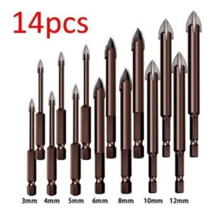 Kit Broca Indestrutível Maxxfuro Universal Fura Tudo 14pcs