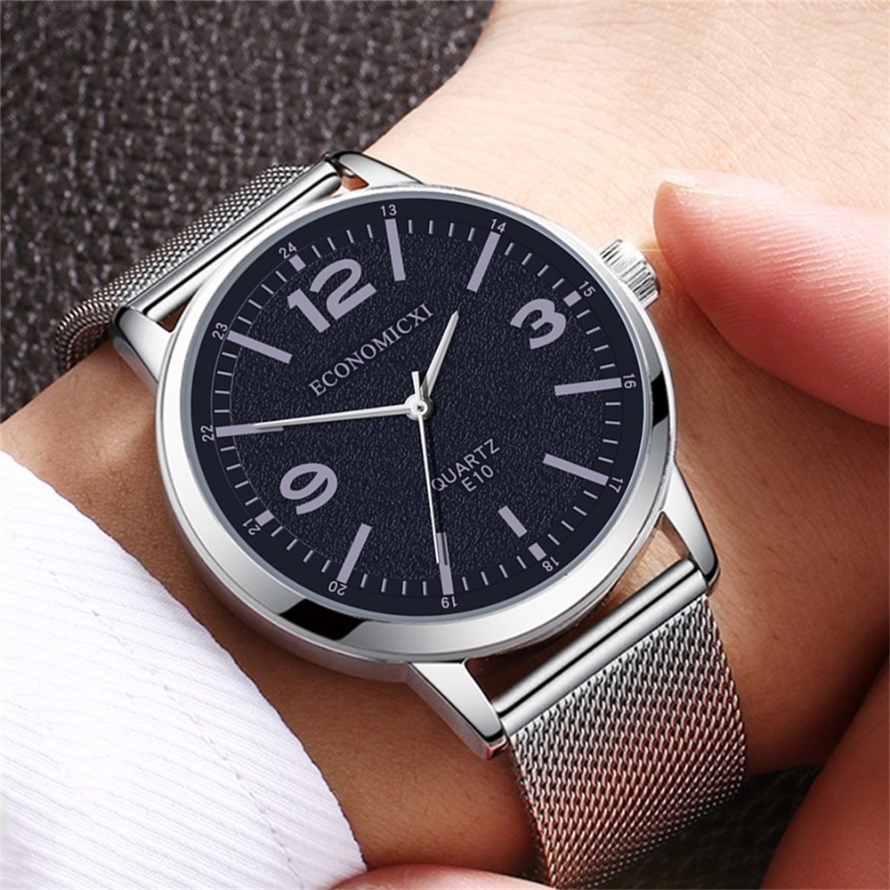 Relógio Masculino G Business Watch Simples Aço Inoxidável Me - Imagem 3