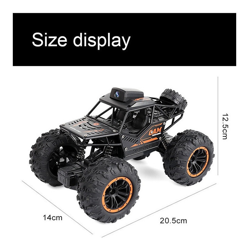 Carrinho Controle Remoto Rock Crawler Off Road Câmara Hd - Imagem 10