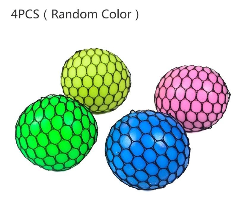 Bolas De Uva Squishy De Malha Anti-stress Squeeze Balls Reli
