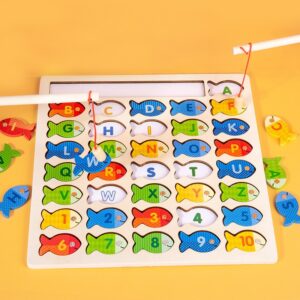 Jogo De Pesca Magnética Infantil Puzzle Montessori Toys