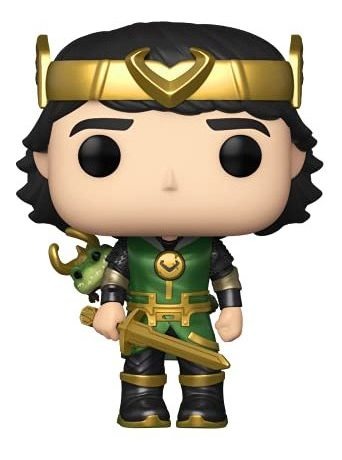 Funko Pop Marvel Kid Loki Metálico 900 Funko Shop Exclusivo - Imagem 3
