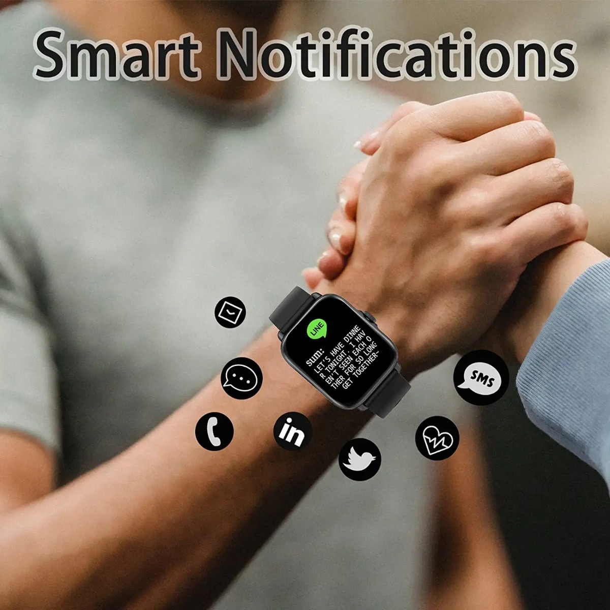 Smartwatch Para Homens E Mulheres (recepção De Cham - Imagem 13