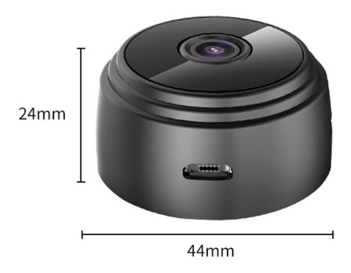 Mini Câmera De Segurança 1080p Noturna Detecção De Movimento - Imagem 2