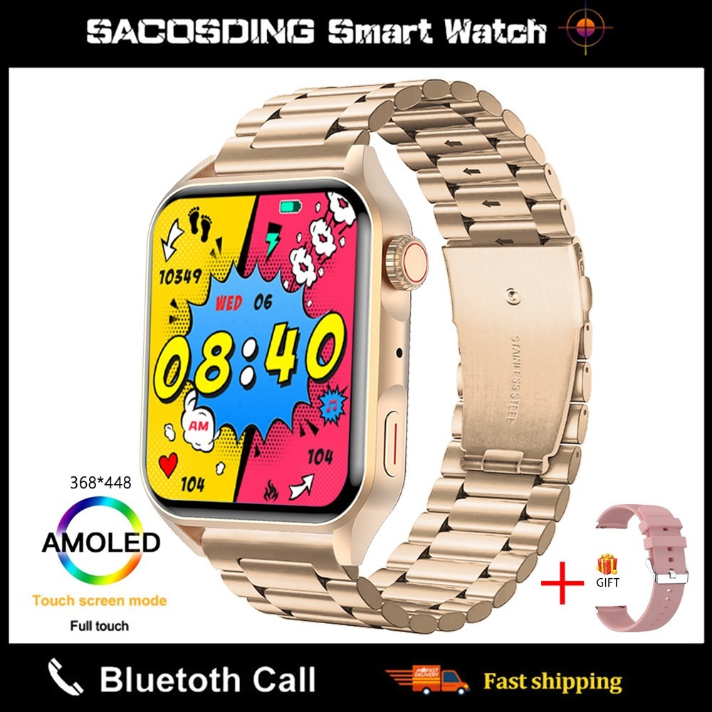 Relógio Inteligente Amoled Nfc Bluetooth Chamada Homem - Imagem 38