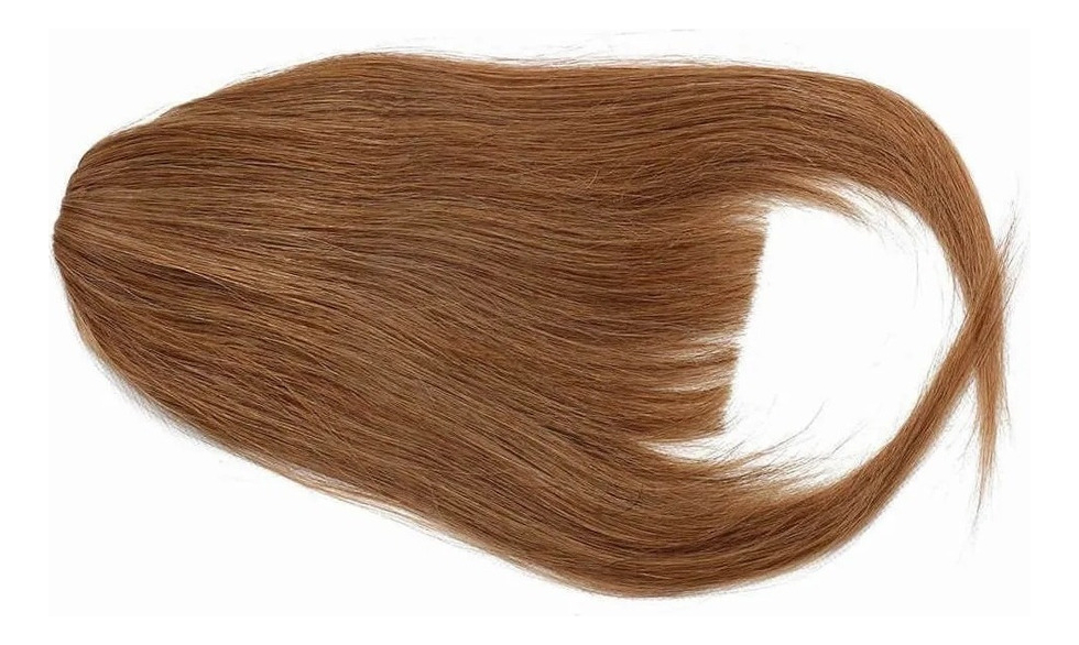 Aplique Tic Tac Franja 100% Cabelo Humano Virgem Liso 2unds - Imagem 31
