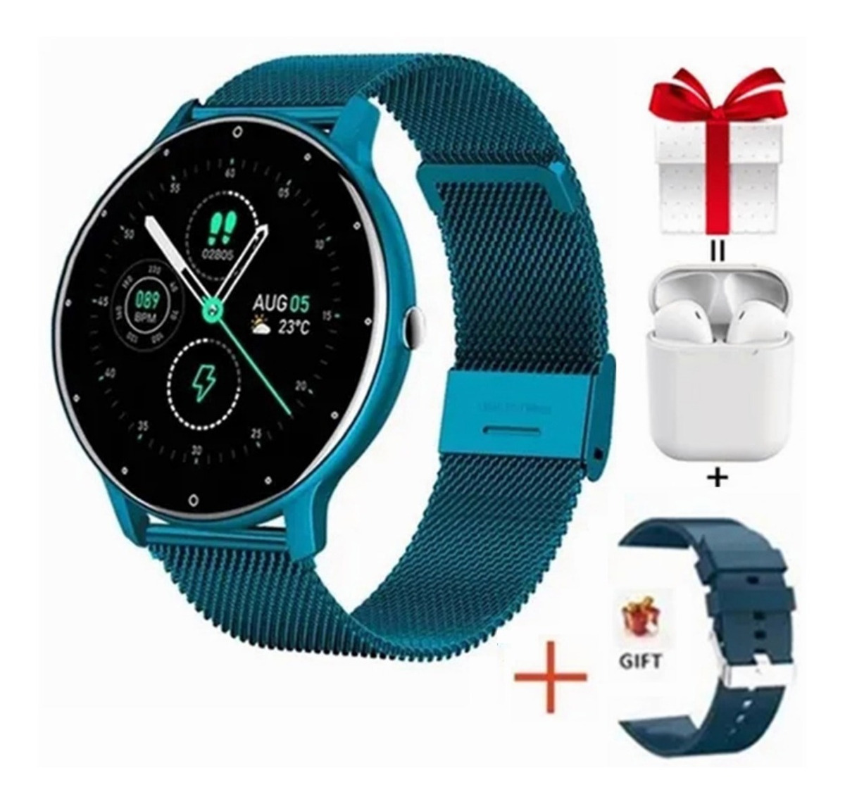 Para Xiaomi Huawei iPhone Zl02 Smartwatch À Prova D - Imagem 10