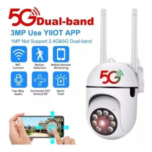 5g Hd 1080p Yhgcâmera Externa Wifi Ip Ptz Infravermelho 360º