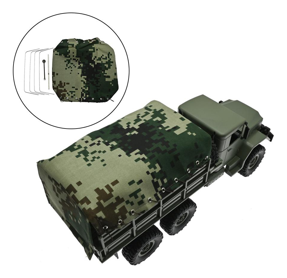 Capa De Lona De Carro 1/16 Rc Para Wpl B14 B14k B24 B24k B16 - Imagem 14