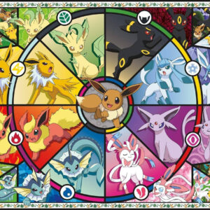 Jogos De Búfalo Pokémon Vitrais Eevee Quebracabea 500