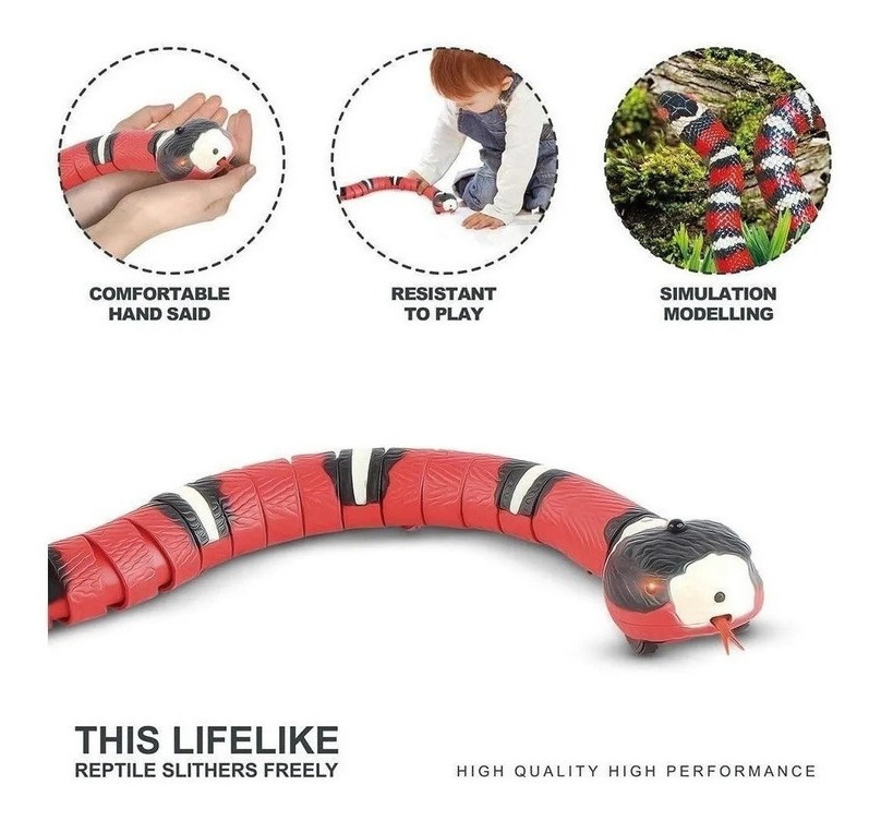 Brinquedo De Gato De Brinquedo De Cobra De Indução Elétrica - Imagem 5