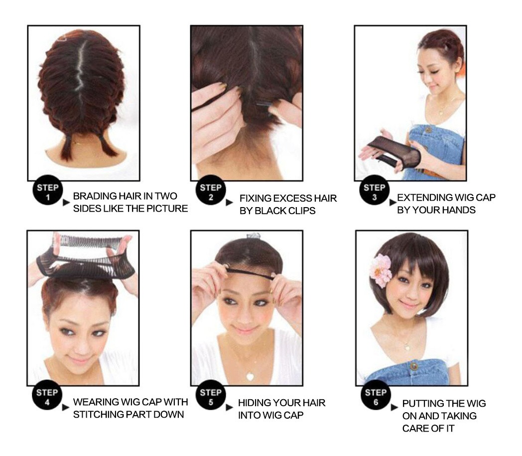 Peruca De Cabelo Sintético Curto Ondulado De 14 Polegadas - Imagem 7